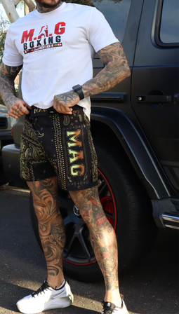 GOLD MAG CHICANO SHORTS