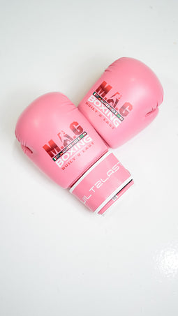PINK BOXING GLOVES 10OZ