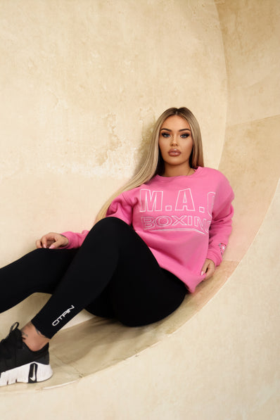 PINK Embroidery Jumper