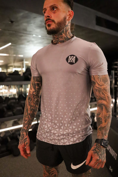 WOLF GREY DRI FIT TEE