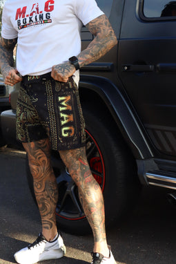 GOLD MAG CHICANO SHORTS