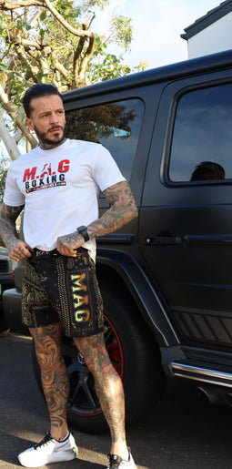 GOLD MAG CHICANO SHORTS