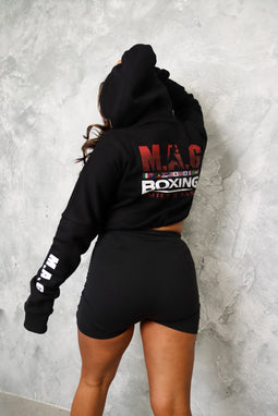 Black Crop Hoodies