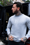 MONOGRAM JUMPER GREY